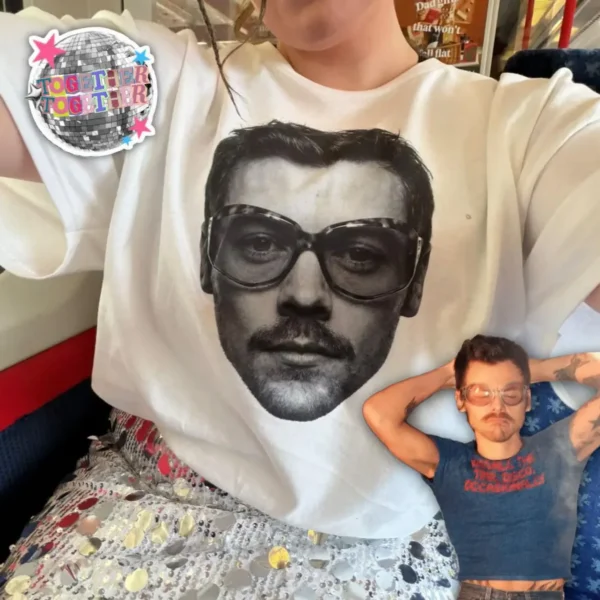 Harry Styles Glasses Portrait Shirt