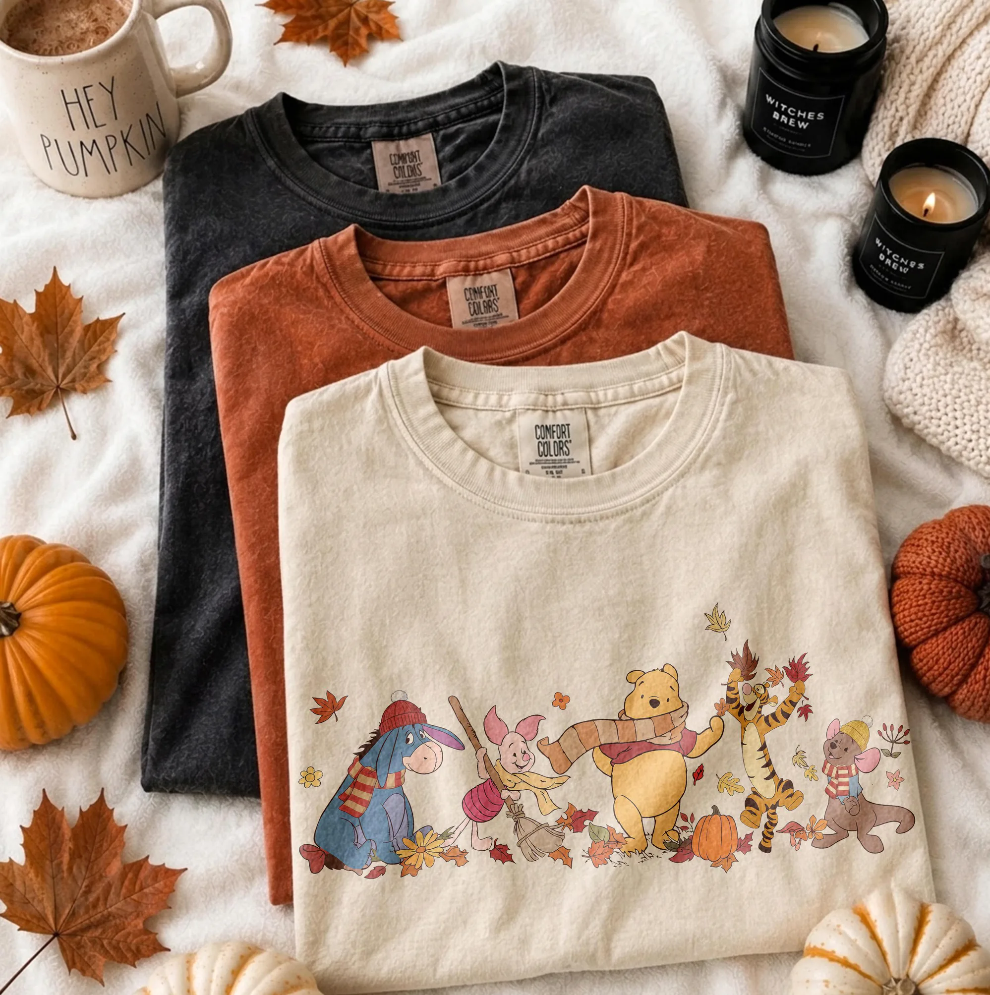 Hey Pumpkin — Retro Winnie the Pooh Fall Sweatshirt Hey Pumpkin — Retro Winnie the Pooh Fall Sweatshirt