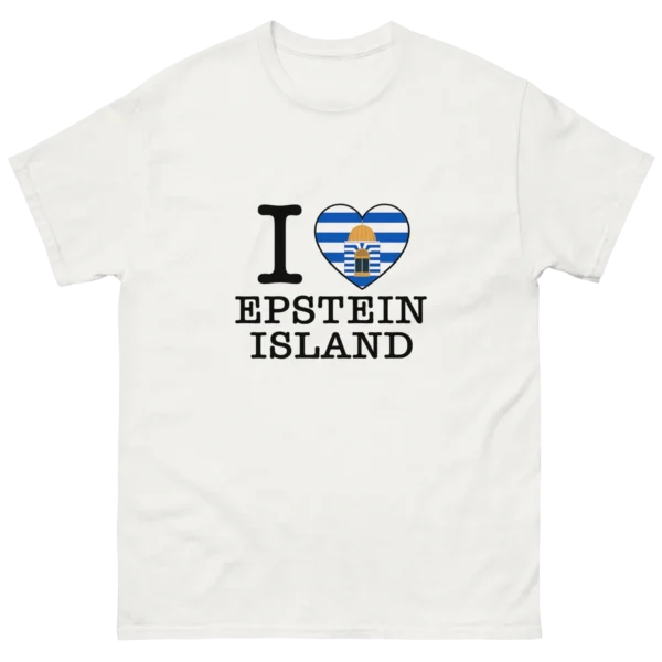 I ♡ EPSTEIN ISLAND — Dark Humor Shirt