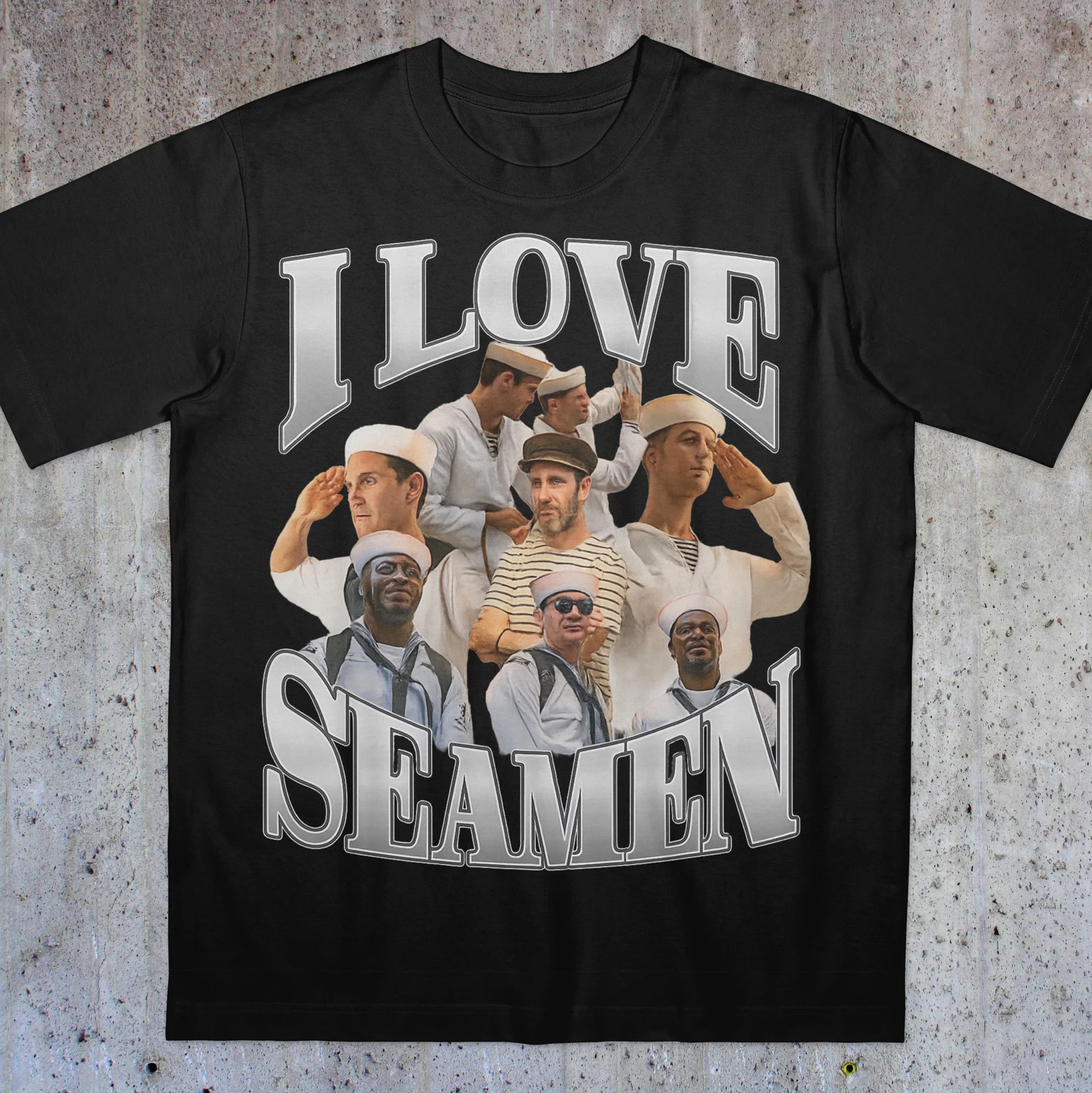 I Love Seamen — Vintage Sailor Shirt I Love Seamen — Vintage Sailor Shirt