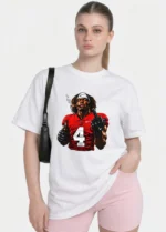Jeremiah Smith Flipping Off Attitude Football Shirt