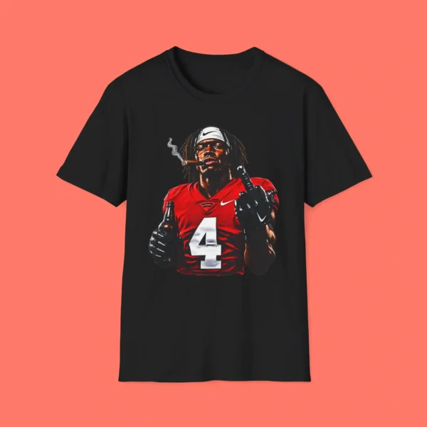 Jeremiah Smith Flipping Off Ohio State Rivalry Shirt