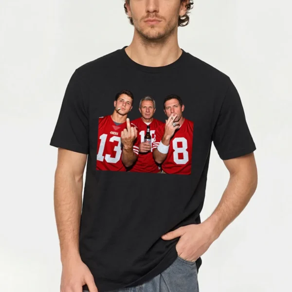 Joe Montana Steve Young Brock Purdy Smoking Shirt