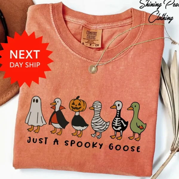 Just a Spooky Goose — Halloween Costume Sweatshirt