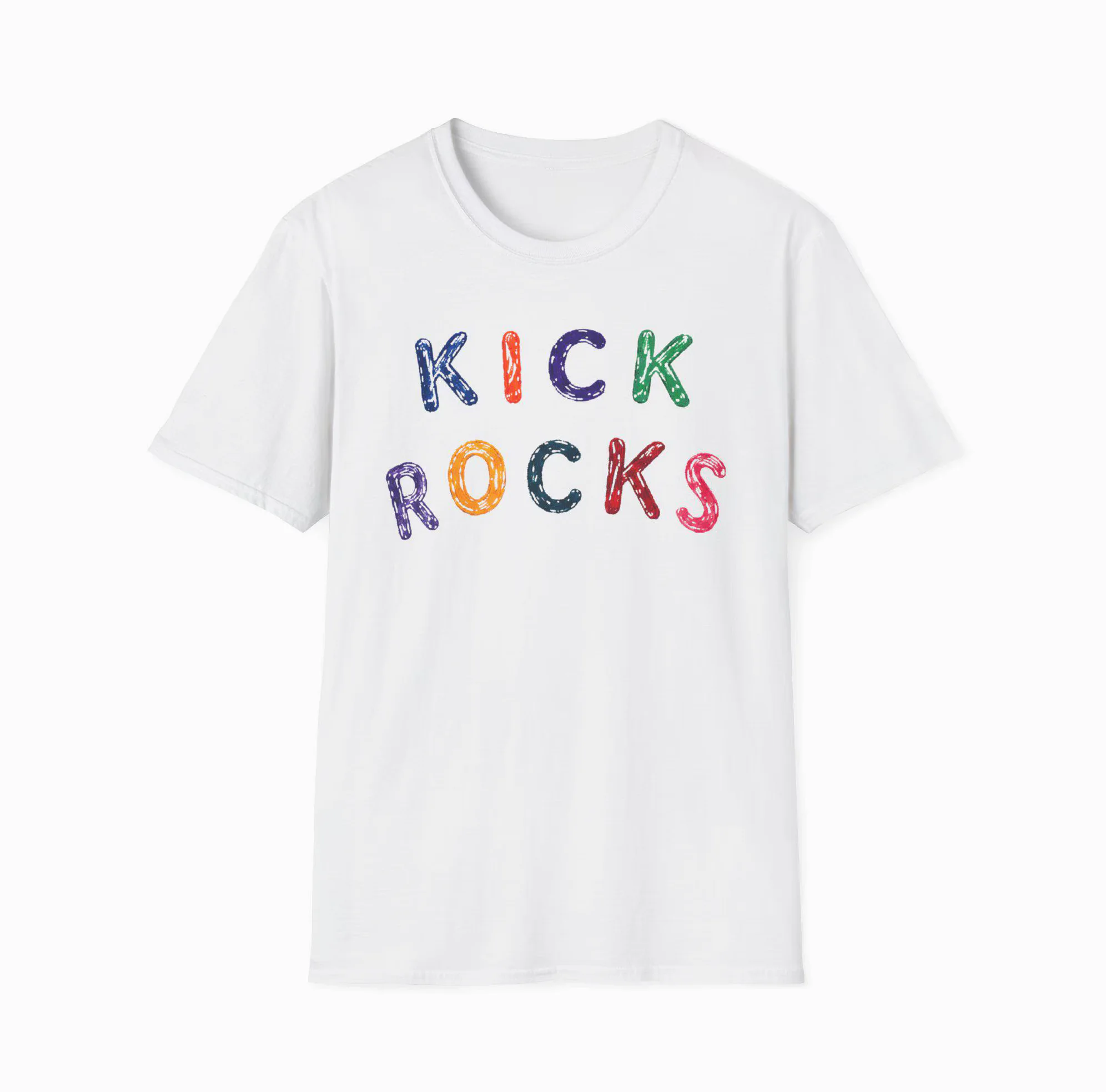 “Kick Rocks” Shirt — Y2K Kidcore Apparel "Kick Rocks" Shirt — Y2K Kidcore Apparel