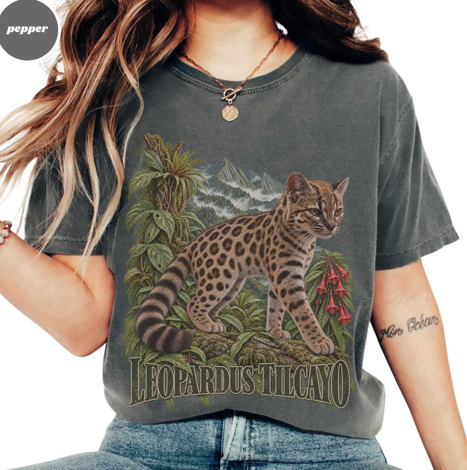 Leopardus Tilcayo Shirt — Yungas Biodiversity Discovery Leopardus Tilcayo Shirt — Yungas Biodiversity Discovery