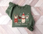 Meowy Christmas Cat Lover Holiday Gift Sweatshirt
