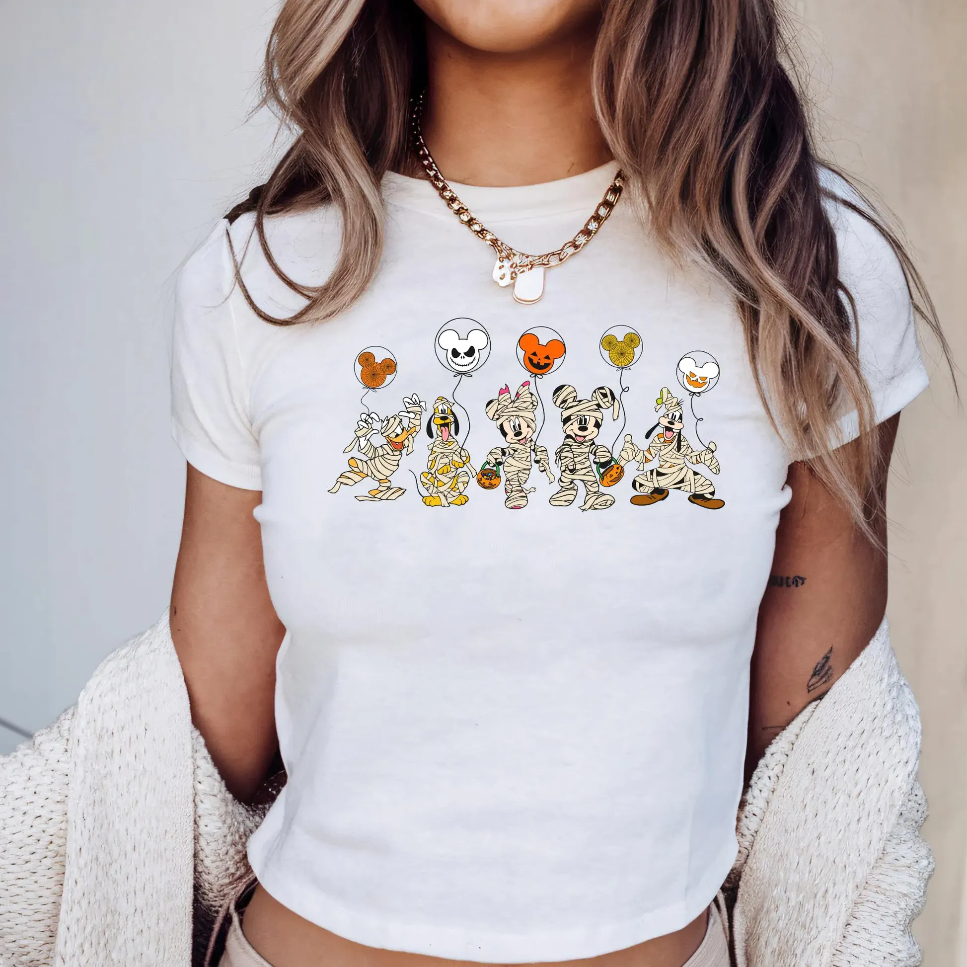 Mickey and Friends Halloween Mummy Baby Tee Mickey and Friends Halloween Mummy Baby Tee