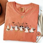 Mickey Ghost Retro Halloween Disneyland Family Shirt
