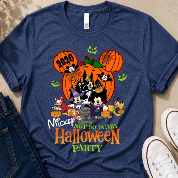 Mickey's Not So Scary Halloween Party Family Shirt