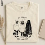 No Diggity Bout to Bag It Up Funny Halloween Shirt