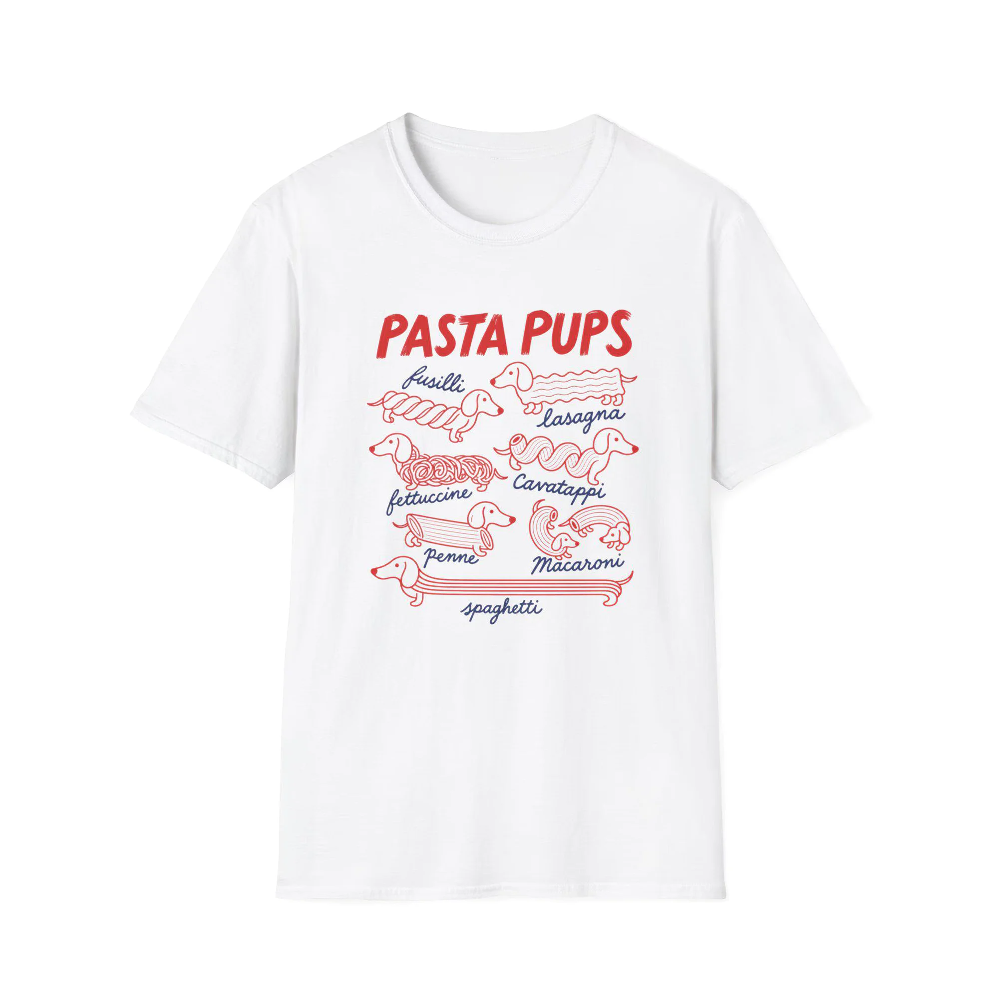 Pasta Pups Shirt | Spaghetti Dachshunds Funny Shirt Pasta Pups Shirt | Spaghetti Dachshunds Funny Shirt