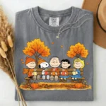 Peanuts Cozy Autumn Bench Graphic Shirt