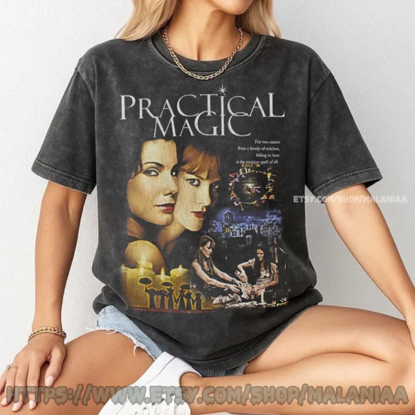 "Practical Magic" 1998 Vintage Movie Poster Shirt