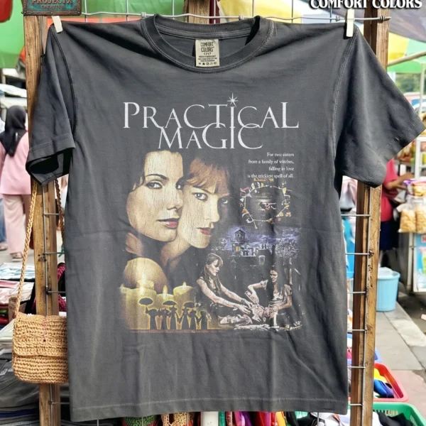 Practical Magic 1998 Vintage Witch Horror Shirt