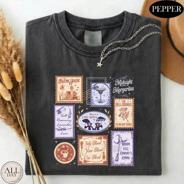 Practical Magic "Midnight Margaritas" Witchy Shirt
