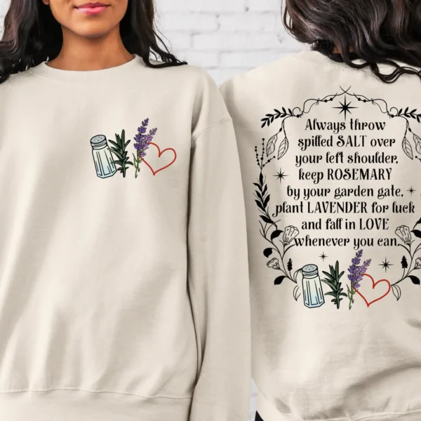 Practical Magic: Salt Rosemary Lavender Sweatshirt