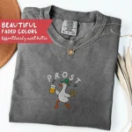 Prost Embroidered Dancing Goose Oktoberfest Beer Shirt