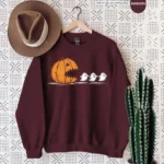 Pumpkin Eat Ghost Shirt — Funny Halloween Apparel