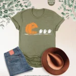 Pumpkin Eat Ghost Shirt — Funny Halloween Apparel