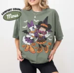 Retro Minnie Daisy Halloween Shirt with Comfort Colors