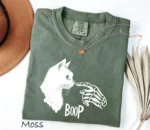 Skeleton Hand Cat Boop Halloween — Spooky Cute Shirt