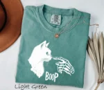 Skeleton Hand Cat Boop Halloween — Spooky Cute Shirt