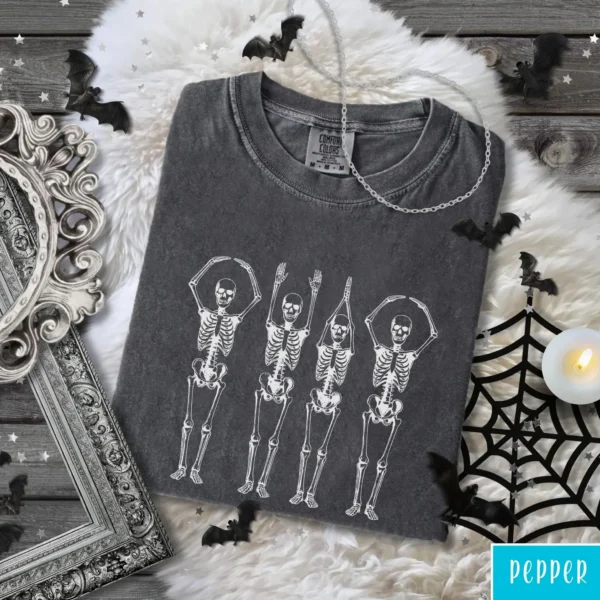 Skeleton O-H-I-O Halloween Shirt – Spooky Tee