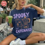 Spooky But Caffeinated — Summerween Shirt