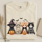 Spooky Halloween Cats Shirt