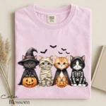 Spooky Halloween Cats Shirt