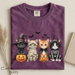 Spooky Halloween Cats Shirt