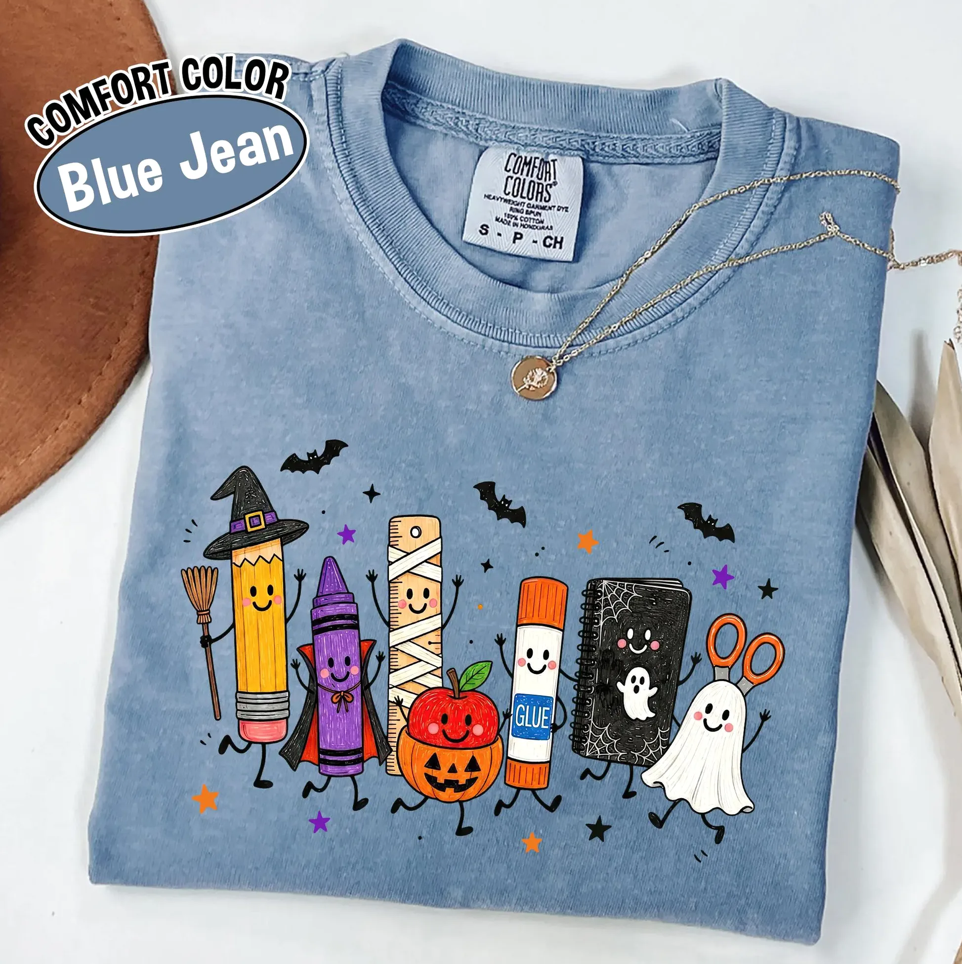 Spooky School Supplies Halloween Classroom Teacher Shirt Spooky School Supplies Halloween Classroom Teacher Shirt