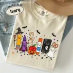 Spooky School Supplies Halloween Classroom Teacher Shirt