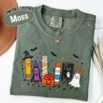Spooky School Supplies Halloween Classroom Teacher Shirt