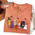 Spooky School Supplies Halloween Classroom Teacher Shirt
