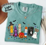 Spooky School Supplies Halloween Classroom Teacher Shirt