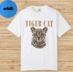 Tiger Cat Vintage Leopardus Tilcayo Portrait Shirt