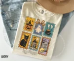 Trick or Treat Vintage Postage Stamp Halloween Shirt