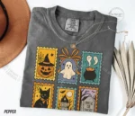 Trick or Treat Vintage Postage Stamp Halloween Shirt