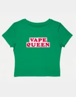 Vape Queen Meme Baby Tee — Y2K Nostalgia