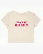 Vape Queen Meme Baby Tee — Y2K Nostalgia