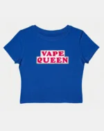 Vape Queen Meme Baby Tee — Y2K Nostalgia