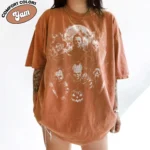Vintage Horror Characters Graphic Shirt