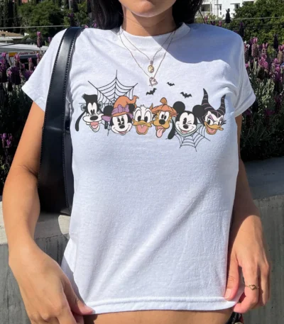 Vintage Mickey & Friends Halloween Baby Tee