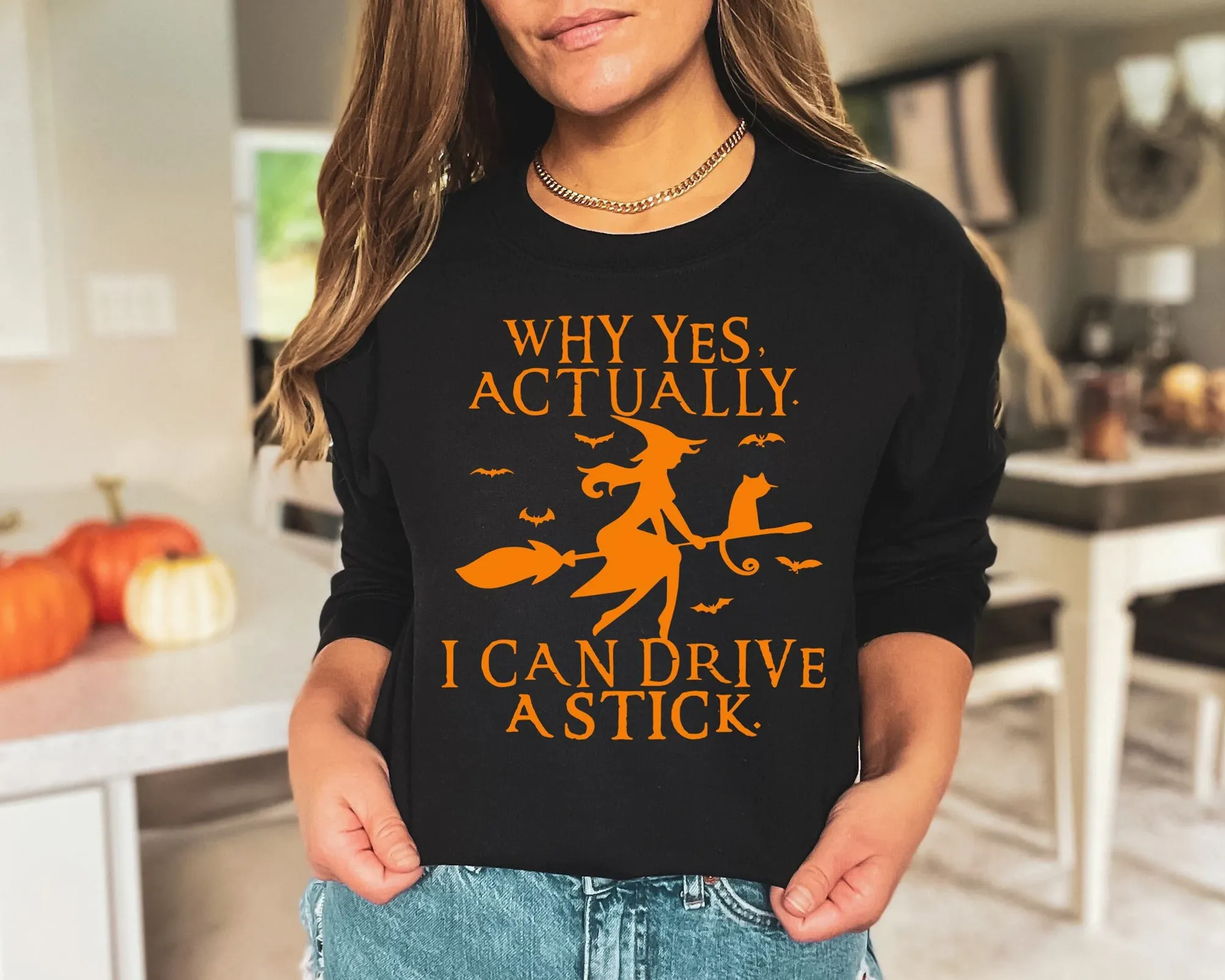 Why Yes, Actually I Can Drive A Stick Halloween Shirt Why Yes, Actually I Can Drive A Stick Halloween Shirt