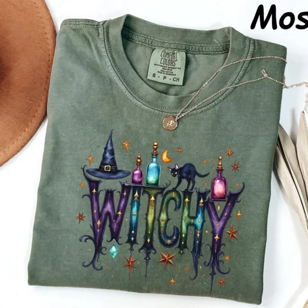 WITCHY Shirt — Halloween Gift for Women