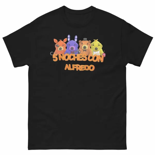 5 Noches Con Alfredo Shirt — Spanish Gaming Parody