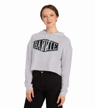 BATTLE Baddie Lucia from GTA 6 Vice City Cropped Hoodie