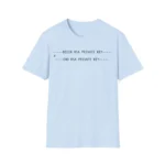 Begin RSA Private Key 4 — Cybersecurity Programmer Shirt